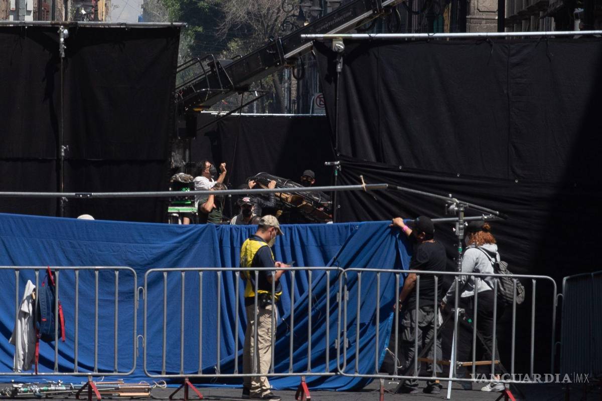 $!Tercer día de rodaje del nuevo filme del director Alejandro González Iñárritu. Cuartoscuro/Mario Jasso