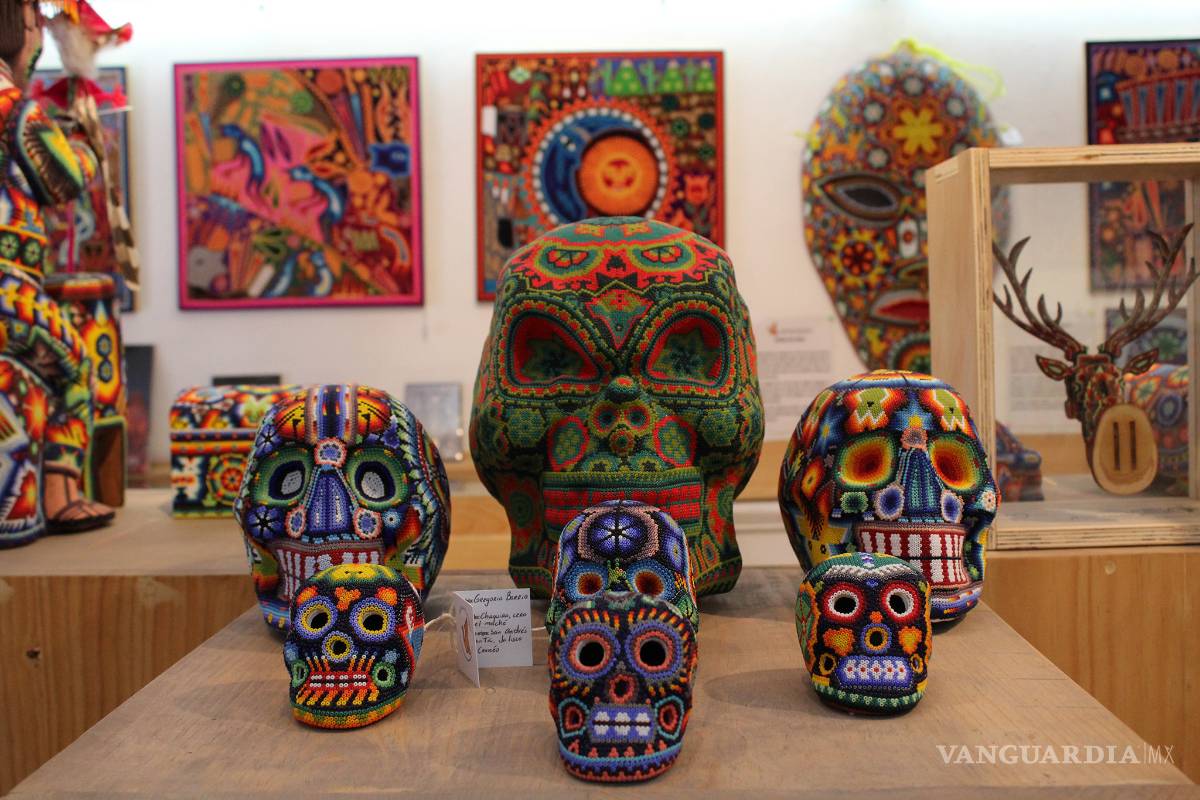 $!Bienal impulsa el arte huichol de México