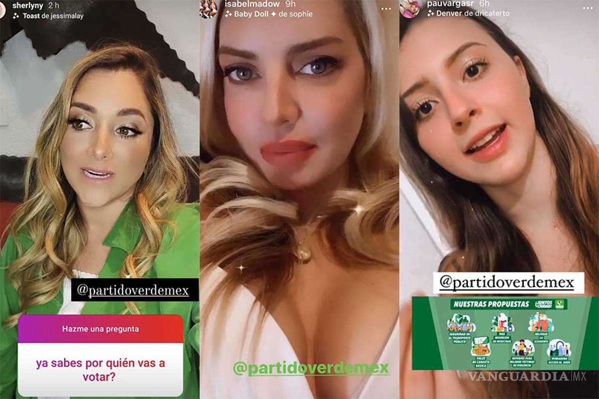 Al Verde 'le vale' la veda electoral, usa 'influencers' para promocionarse