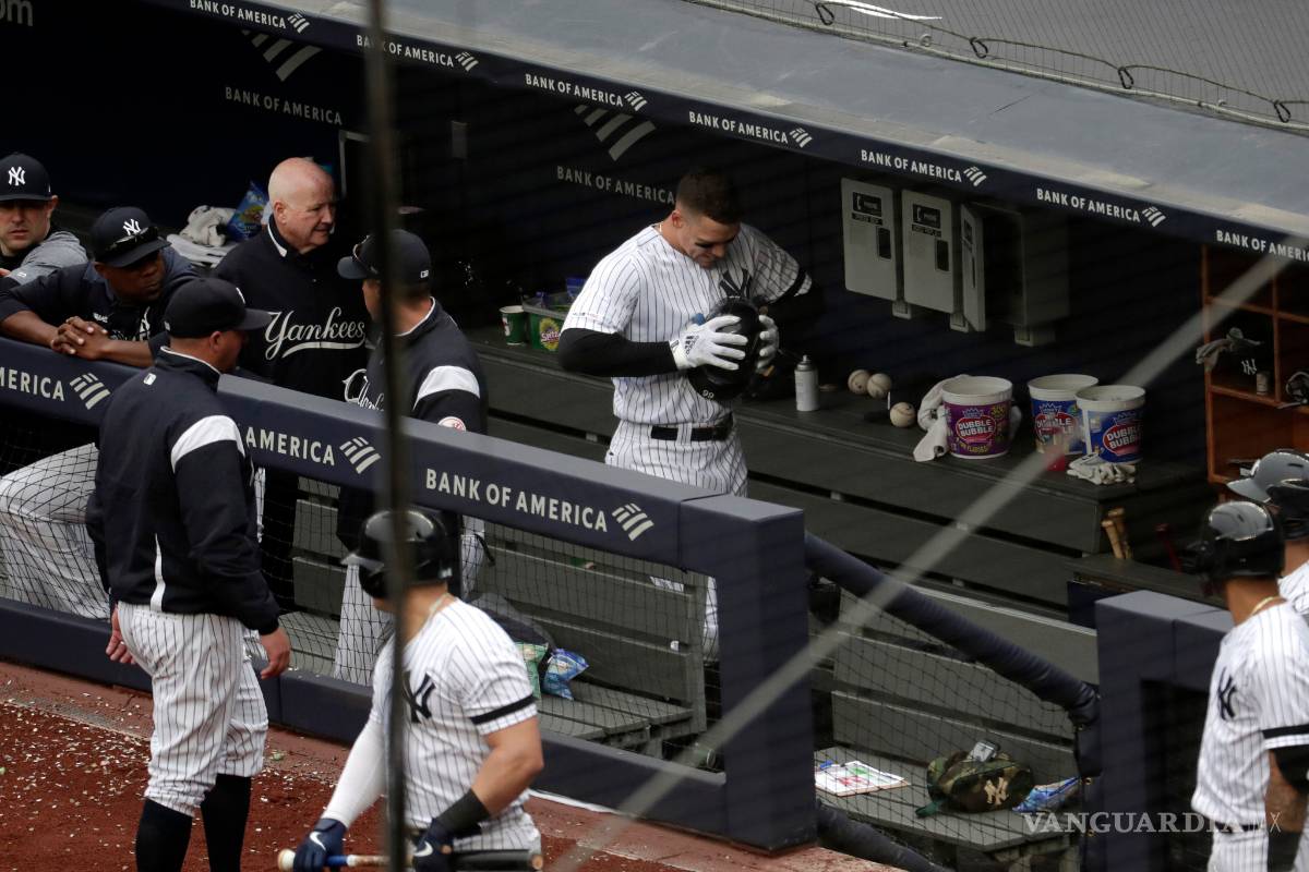 $!Aaron Judge se lesiona con los Yanquis y se une a la lista de las 12 bajas en Nueva York