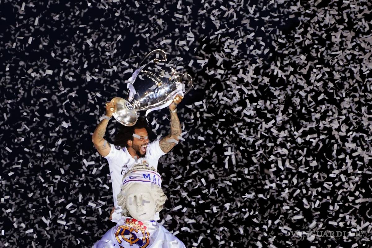 Madrid festeja con su afición y Marcelo se despide