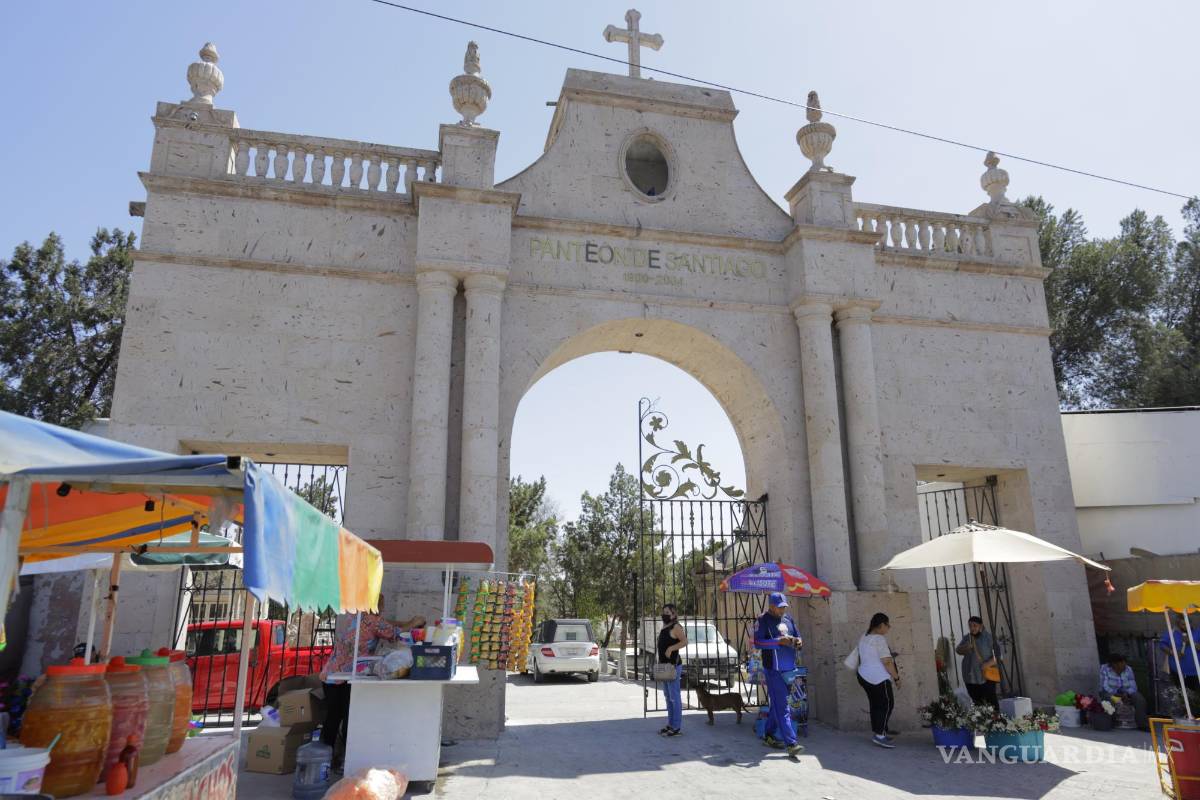 $!Panteón de Santiago ubicado al poniente de Saltillo.
