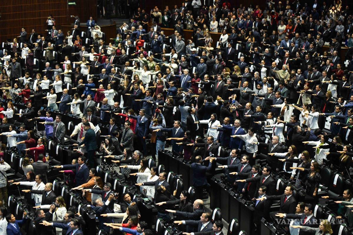 ‘Es hora de los plebeyos’: Noroña; Con dominio de la 4T, rinden protestas diputados y senadores electos