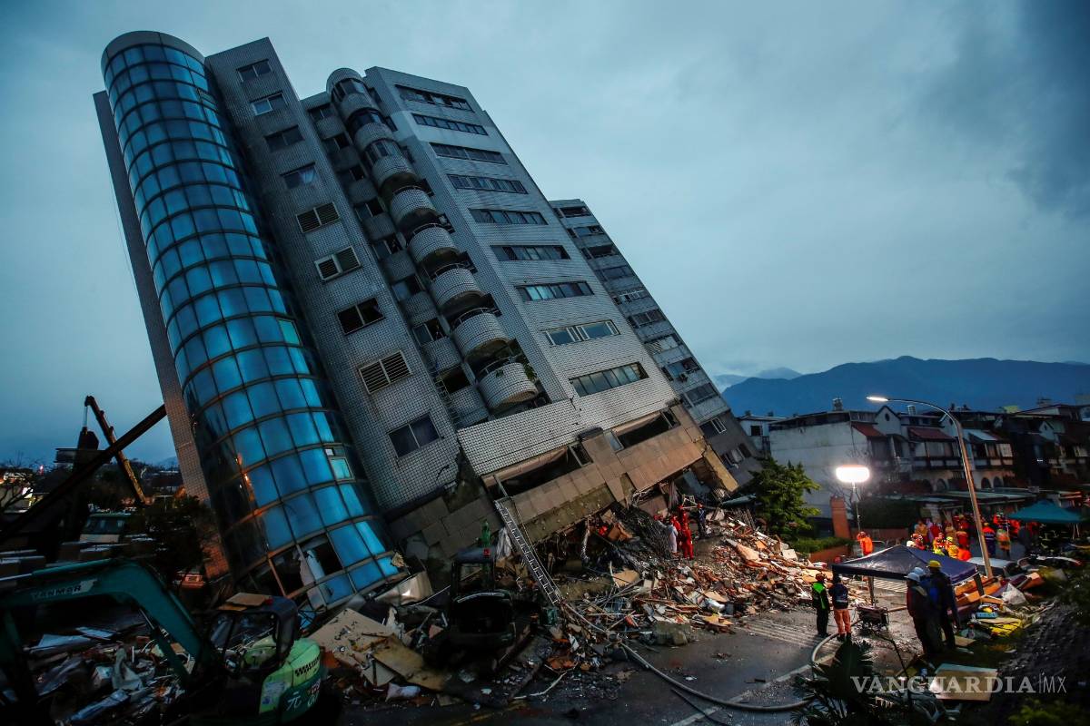 $!Tras el terremoto en Taiwan, continúa la búsqueda de supervivientes