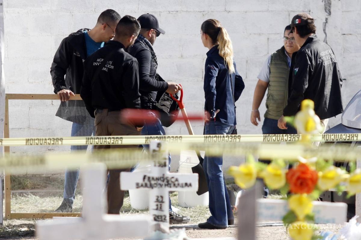 Exhumación masiva: ahora hay más de 700 cadáveres sin identificar en Coahuila