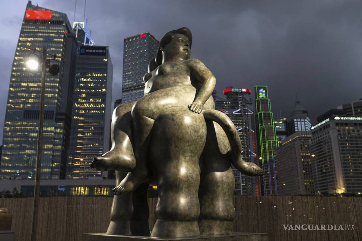 $!Botero, primer artista en exponer esculturas en el centro de Hong Kong
