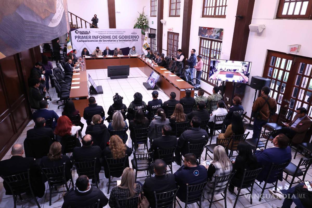 $!Durante la comparecencia se reconoció la labor de Federico Fernández, quien hace unos días dejó la SSP para asumir como nuevo fiscal.