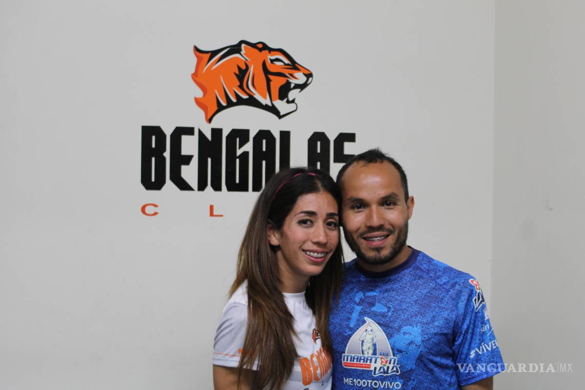 $!Los novios que no paran de correr y que ganaron un maratón