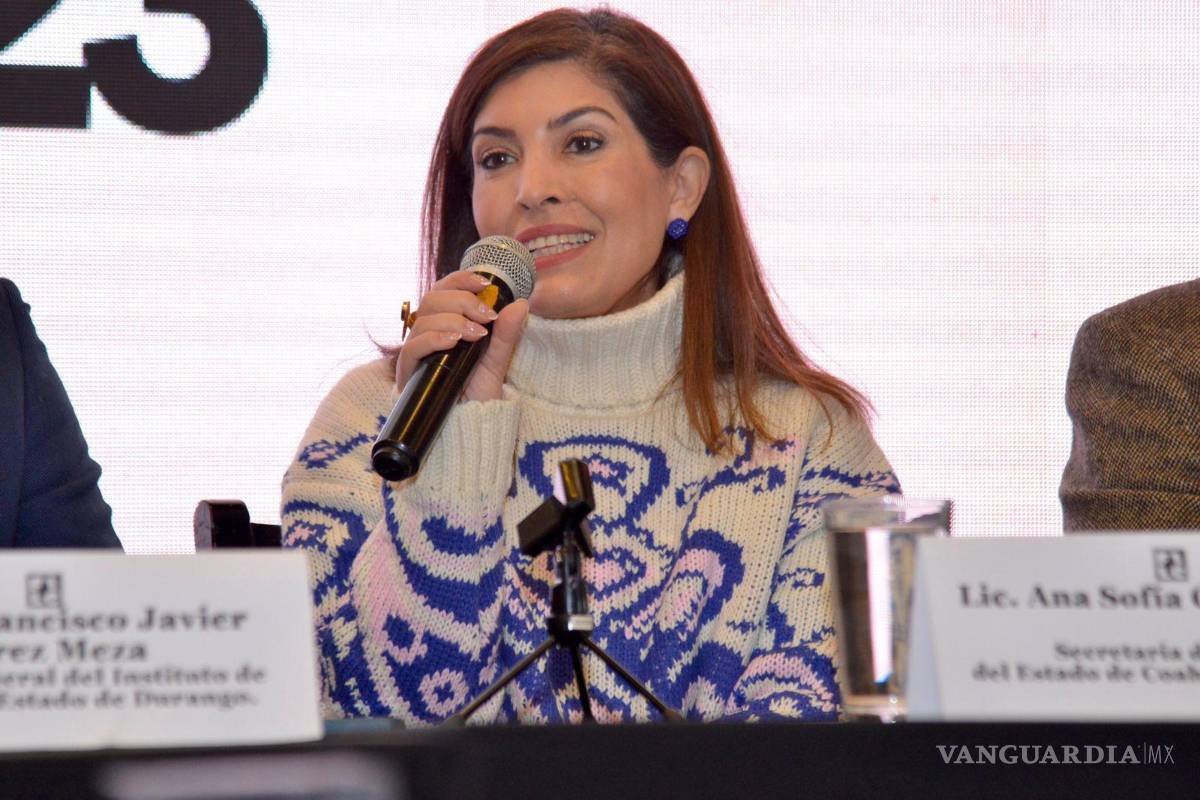 $!Ana Sofía Camil, titular de la Secretaría de Cultura encabezó el anuncio.