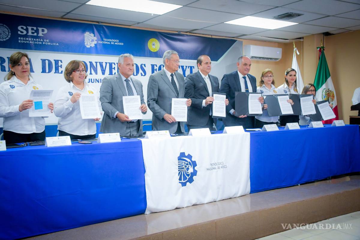 $!Firman en Piedras Negras convenio para desarrollar proyectos de investigación