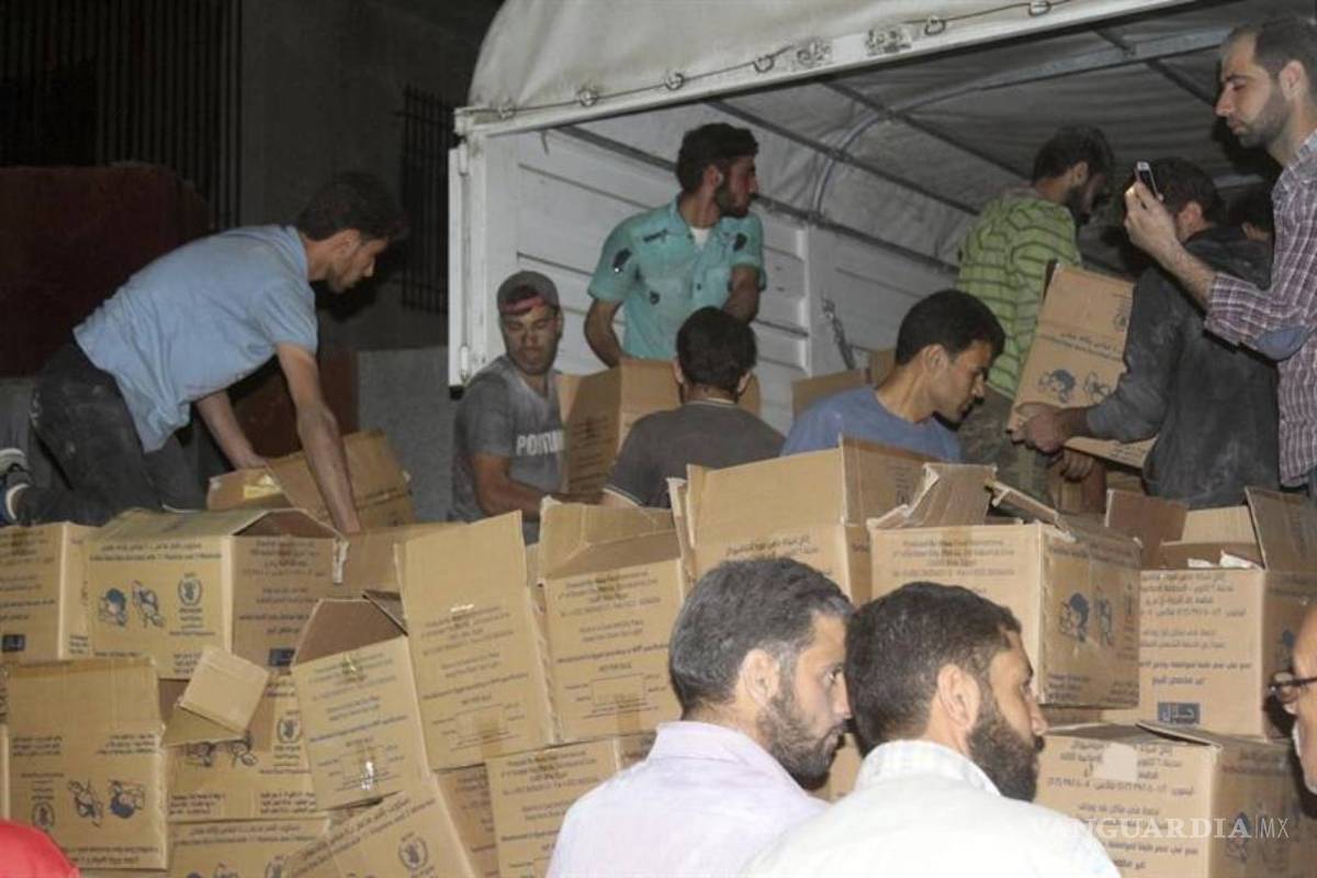 Ciudad siria de Daraya recibe alimentos por primera vez dese 2012