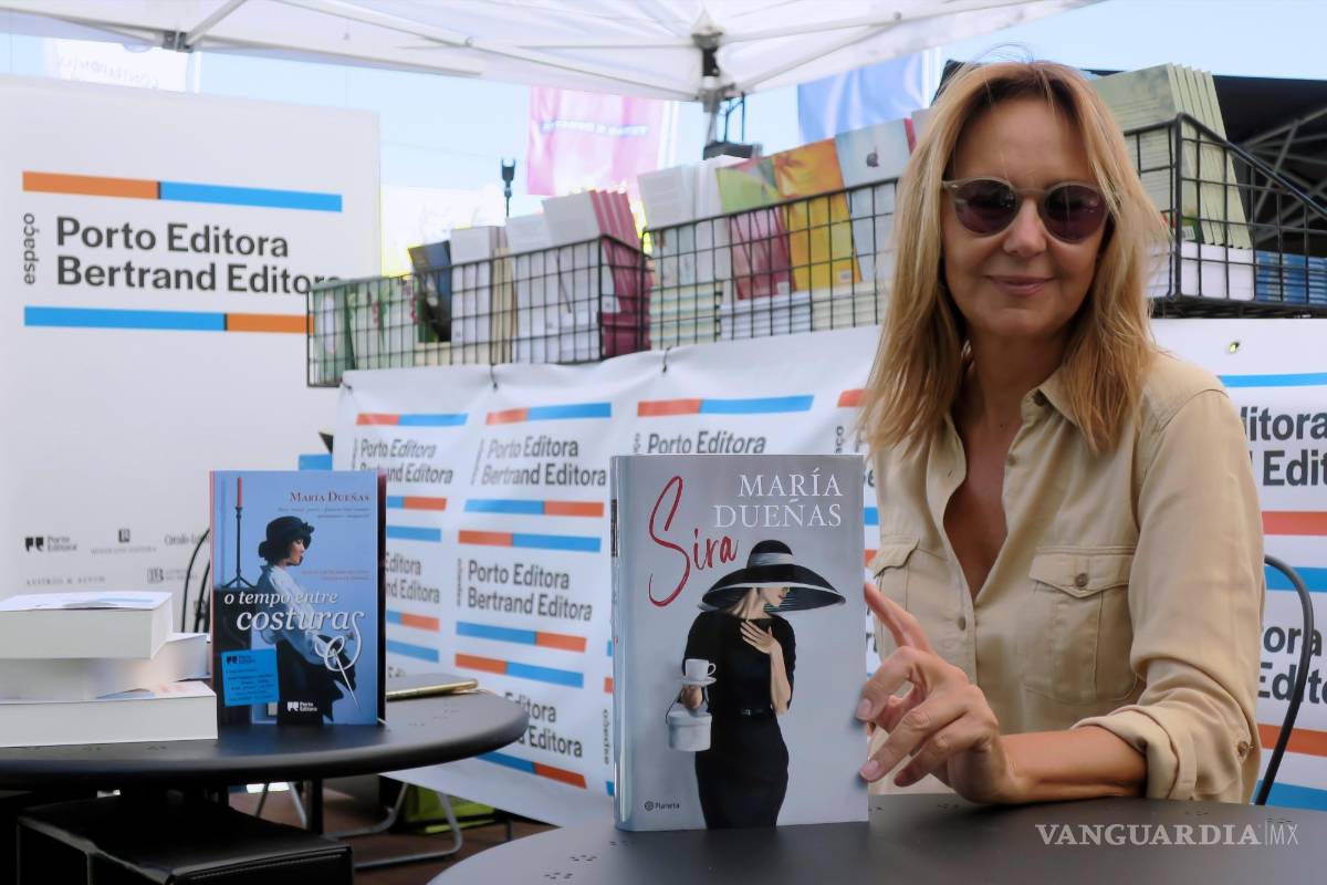 Presenta María Dueñas su nueva novela “Sira” en la Feria del Libro de Lisboa