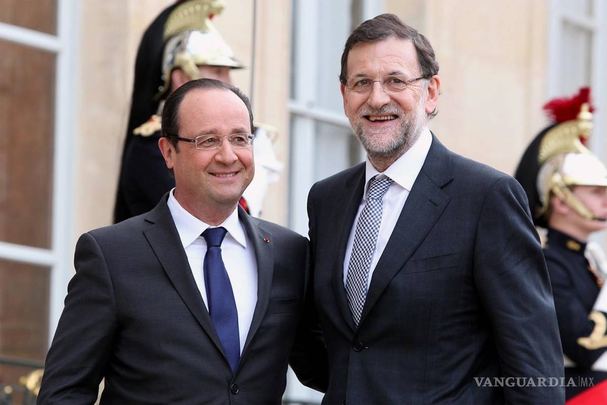 Rajoy saluda a Hollande pero no hablan de Daésh ni prevén hacerlo en París