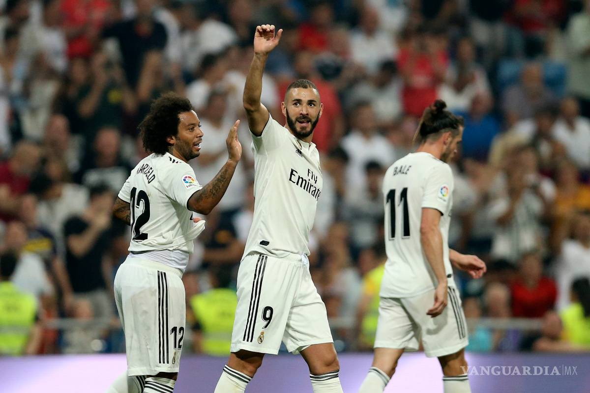 $!Benzemá en plan grande y el Madrid tiene nueve de nueve puntos