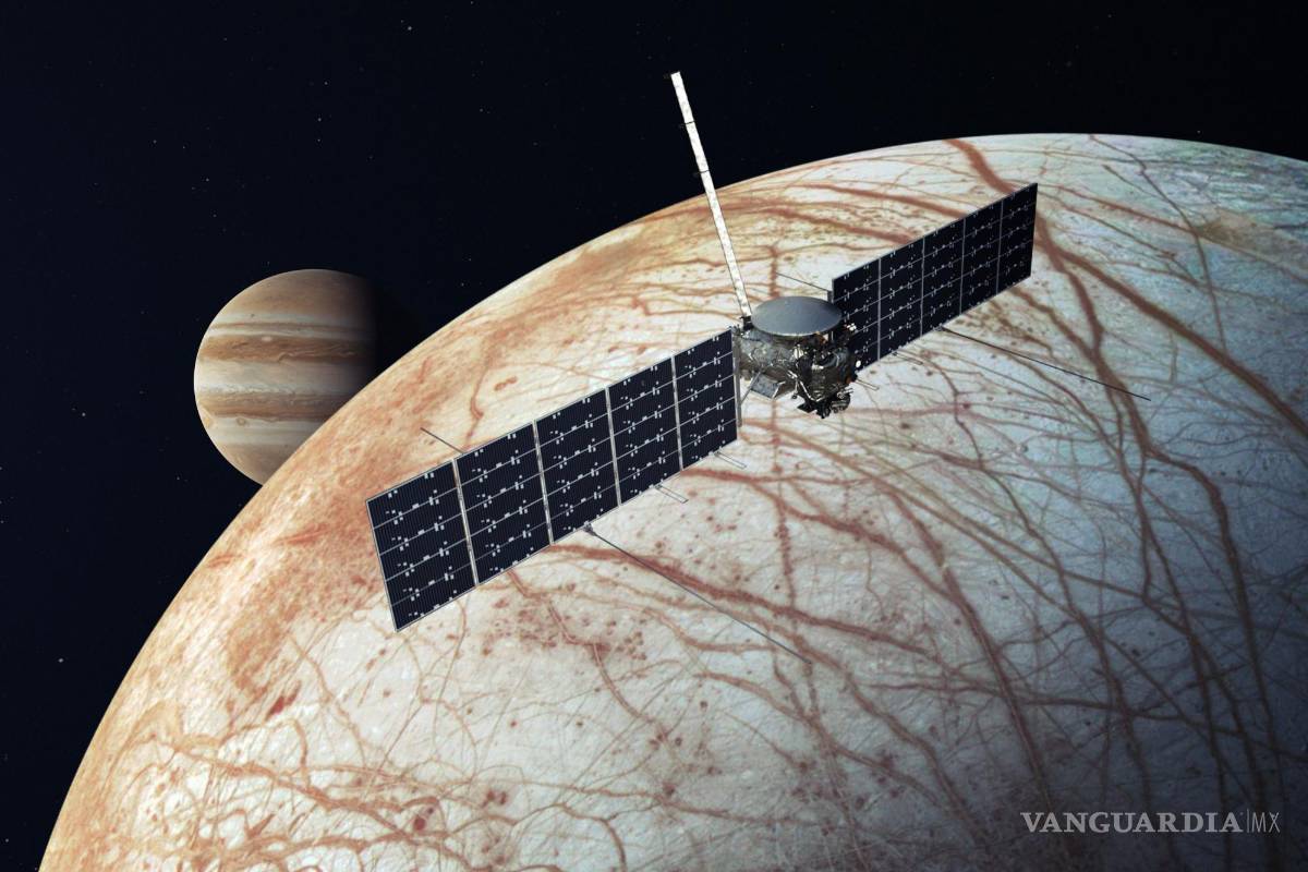 $!Representación artística de la misión Europa Clipper de la NASA en 2021.