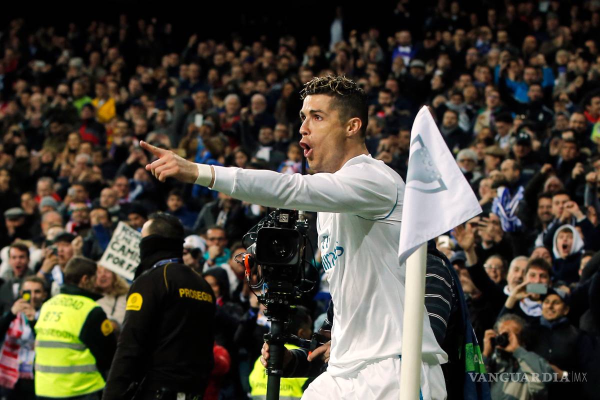 $!¡Póker de Cristiano Ronaldo y gana el Madrid!