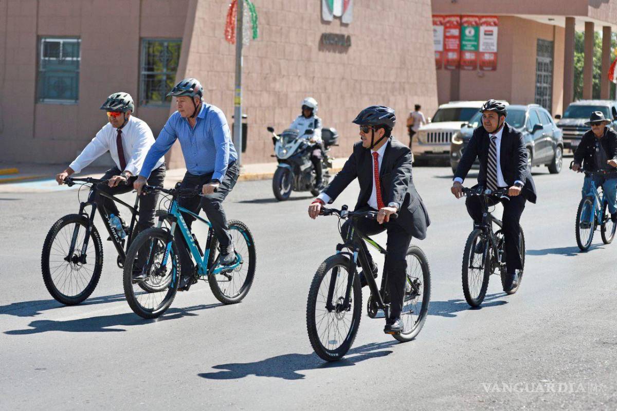 $!Saltillo: en el Día Mundial sin Auto, invita Chema Fraustro a disminuir su uso