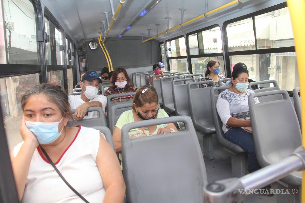 Saltillo: hay poco pasaje en ‘combis’ pese al regreso a las aulas