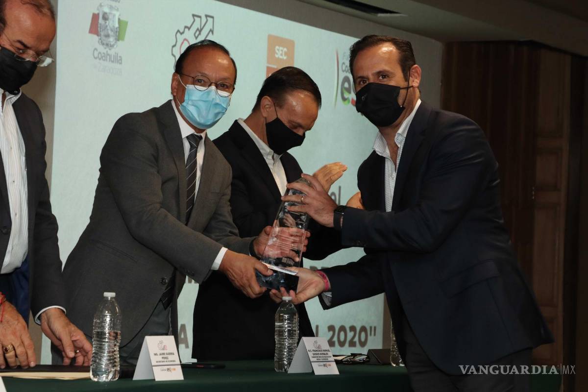 Santos Laguna y el TSM reciben Premio Estatal de Excelencia Operacional 2020