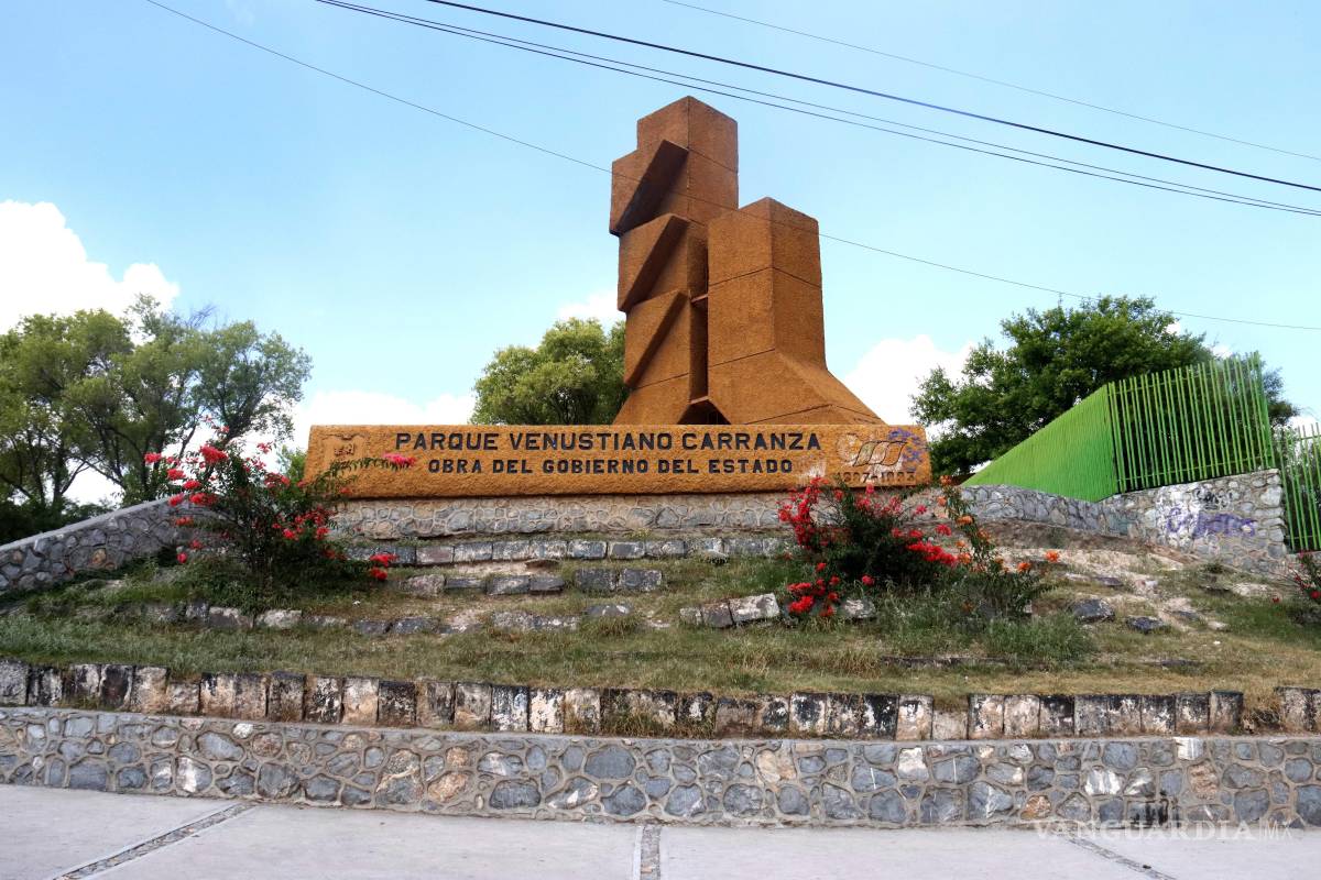 Saltillo: contemplan Municipio e Inedec rehabilitación del Parque V. Carranza