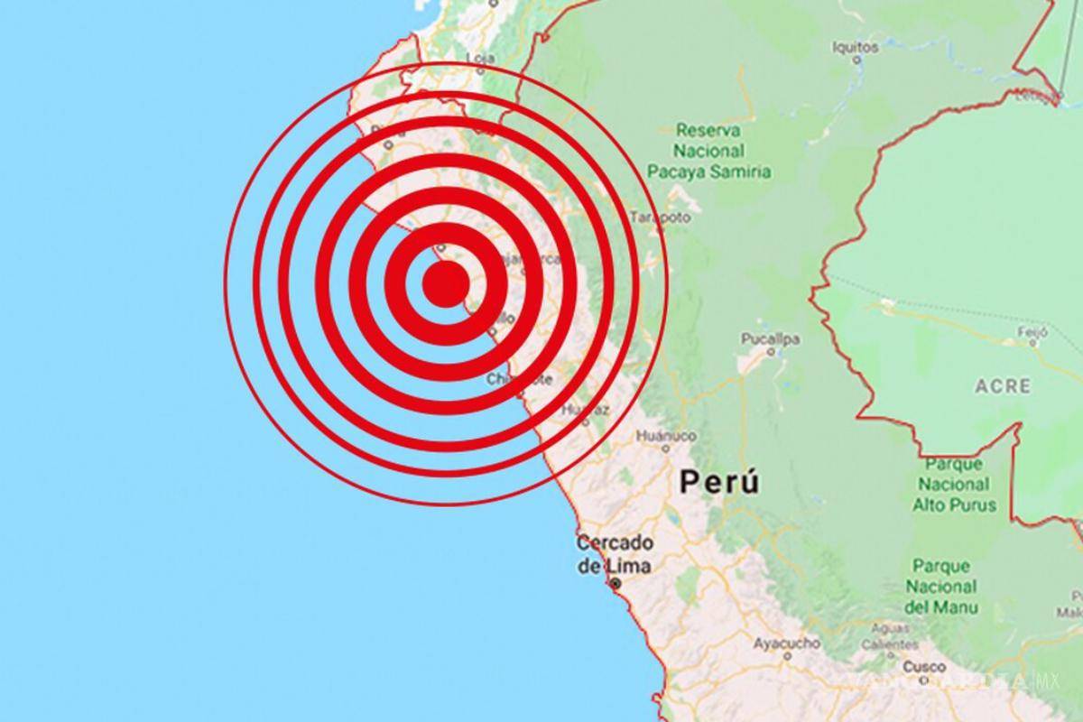 Sismo de magnitud 7.2 golpea a Perú, se siente en Bolivia y Chile