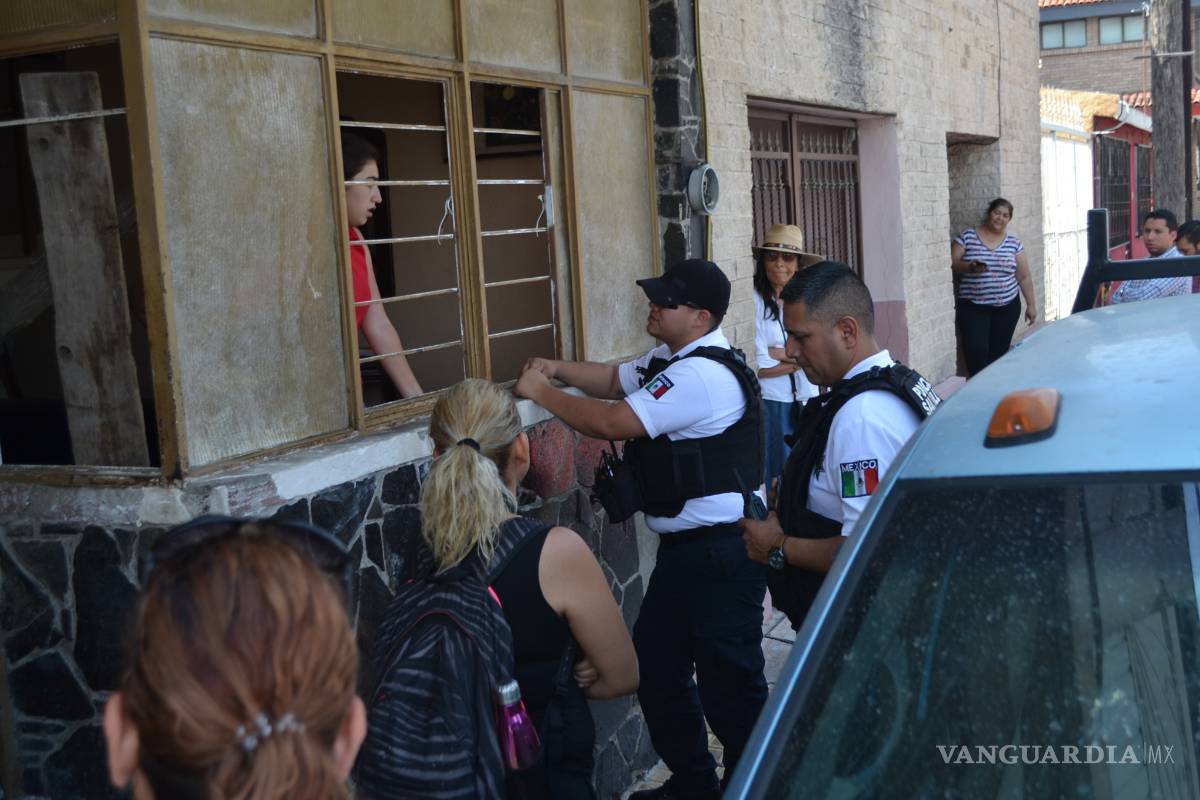 Movilización policiaca por disputa familiar