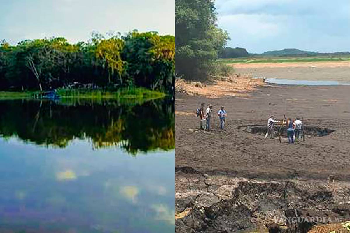 Laguna de Quintana Roo quedó semiseca tras estruendo