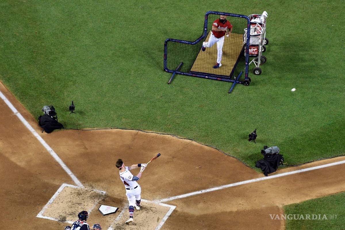 $!¡Bryce Harper es el ganador del Home Run Derby 2018!