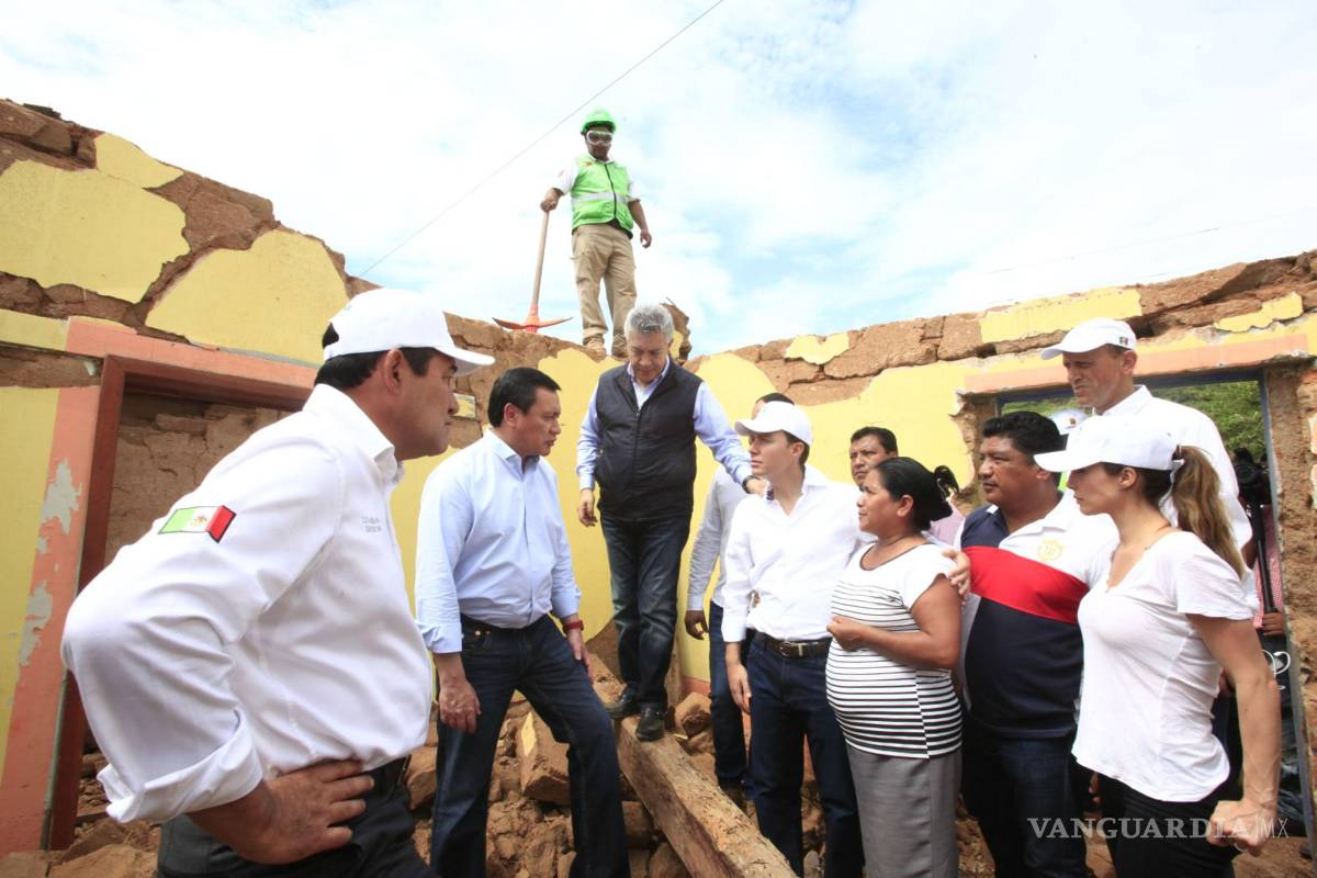 Demuelen 5 mil 495 casas dañadas por sismo en Chiapas
