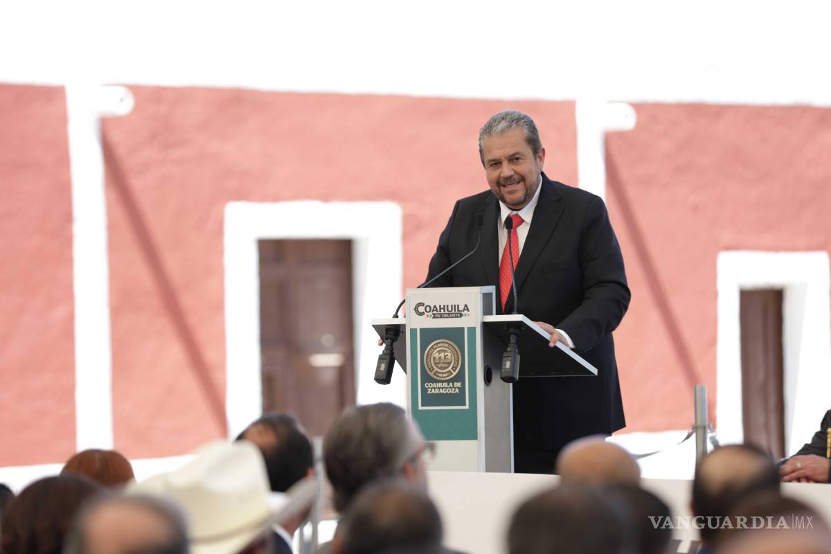 $!El alcalde Tomás Gutiérrez Merino destacó que desde Ramos Arizpe surgió un movimiento que marcó el rumbo de la historia política de México.