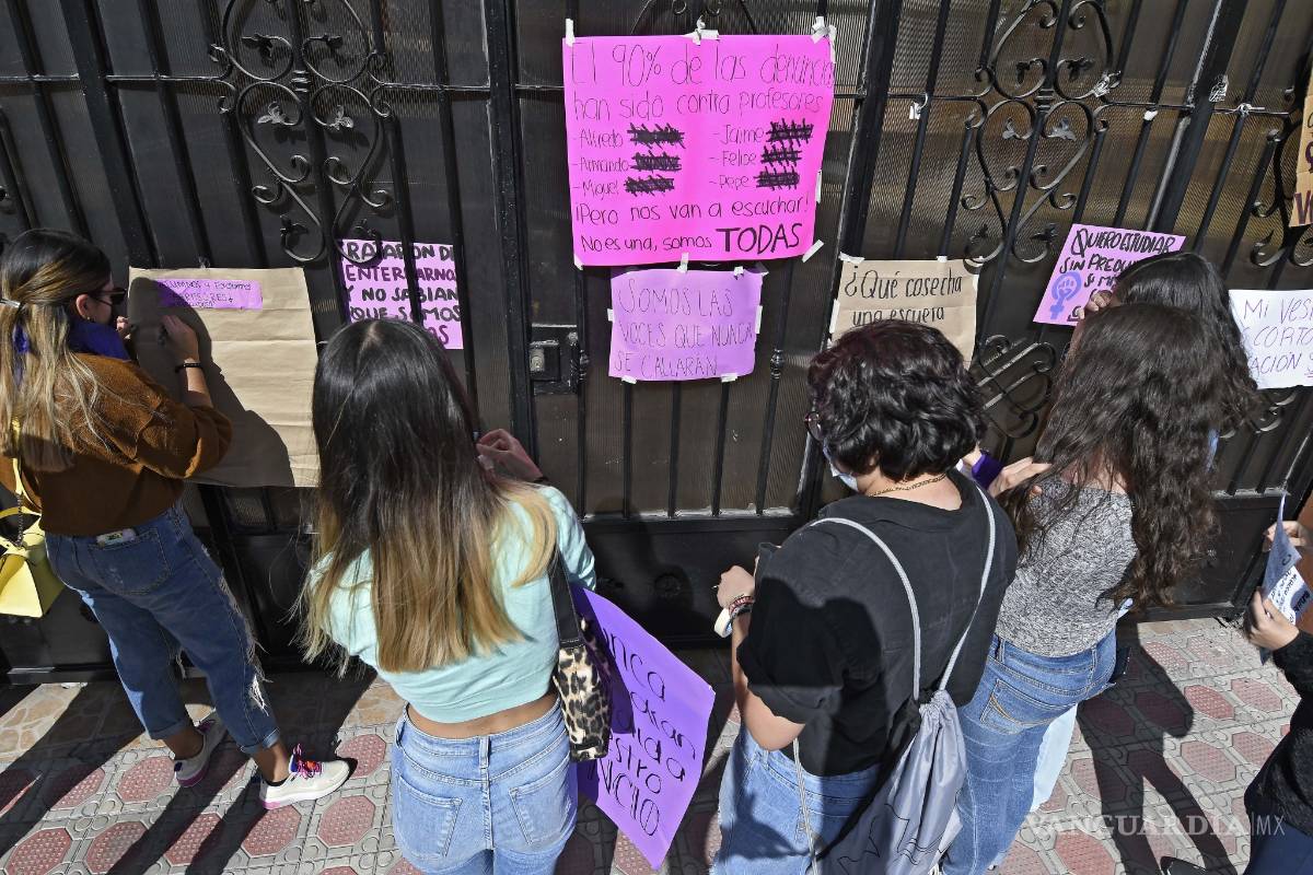 $!Reunen 85 denuncias por violencia de genéro y acoso en el Colegio Nicolás Bravo de Saltillo