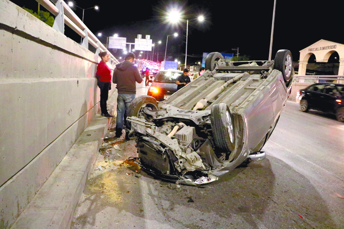 Diciembre y sus posadas dispara accidentes vehiculares en Saltillo