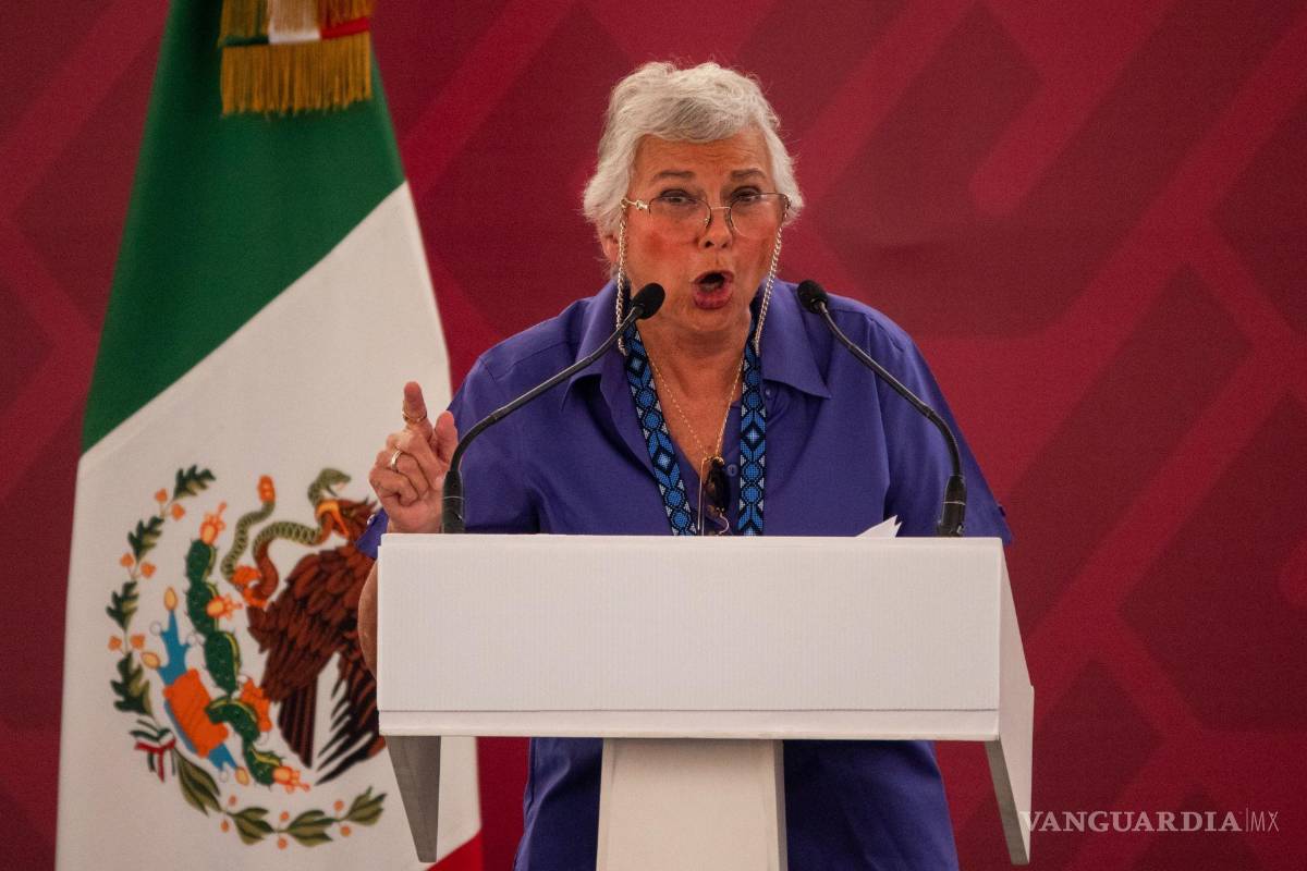 $!Olga Sánchez Cordero, presidente de la Mesa directiva del Senado, acusada por Scherer.