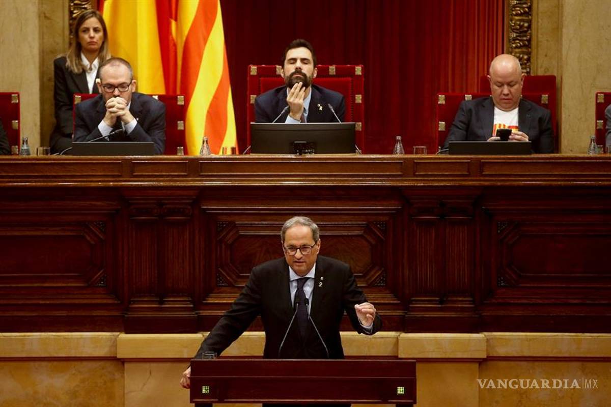 “No podemos seguir en esta jaula que no deja de añadir barrotes”, afirma Quim Torrá