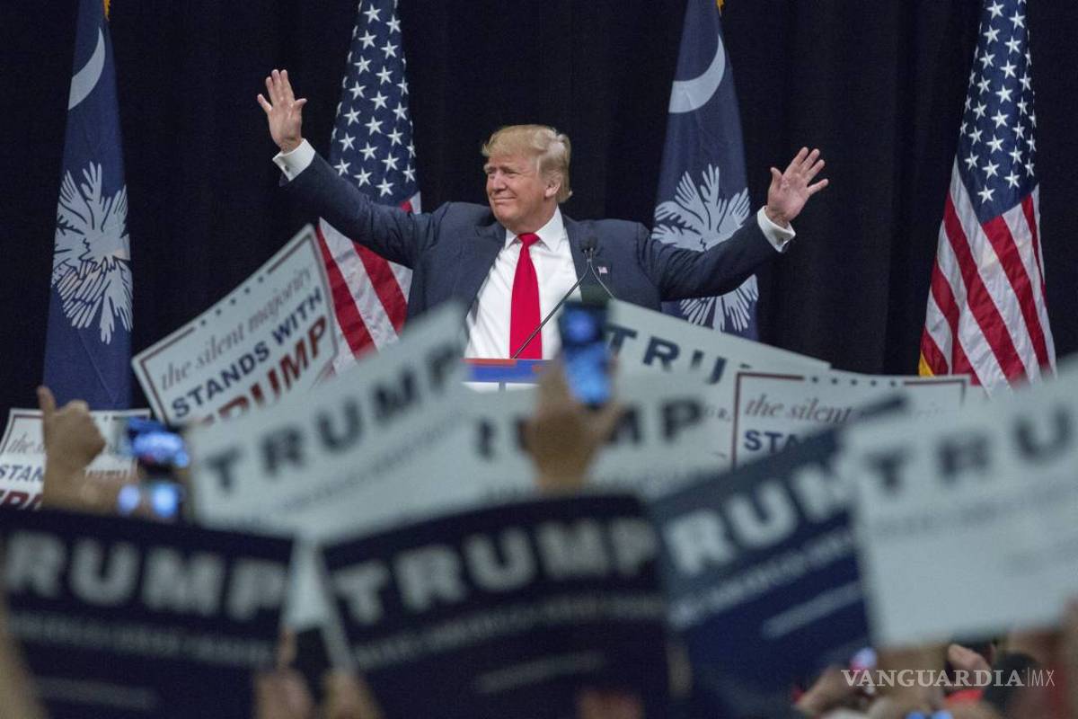 Trump parte como favorito en primarias republicanas Carolina del Sur