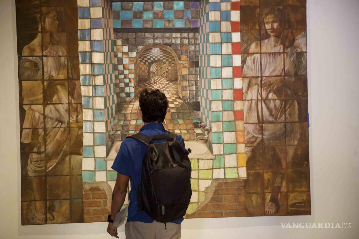 $!Obra del pintor Rafael Cauduro expuesta actualmente en el Colegio de San Ildefonso con la exposición “Un Cauduro es un Cauduro (es un Cauduro)”.