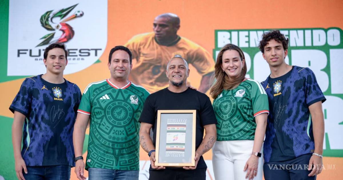 ‘Volveré más veces’: Roberto Carlos anuncia proyectos con la Fundación Real Madrid en Saltillo