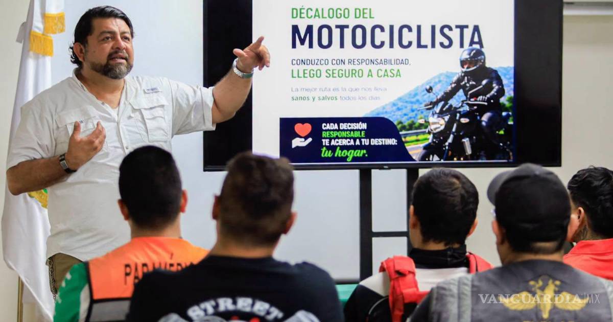 En Torreón impulsan decálogo para fortalecer la seguridad de motociclistas
