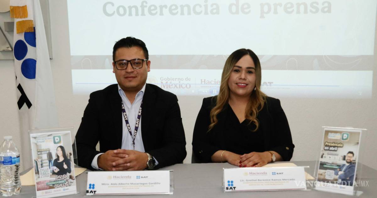 SAT invita a contribuyentes a presentar declaración anual