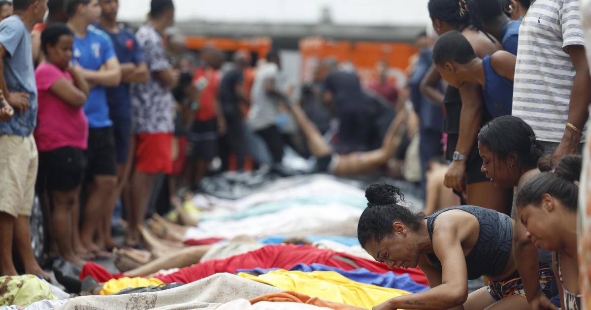 Se elevan a 132 los muertos en la operación policial más letal de la historia de Río de Janeiro