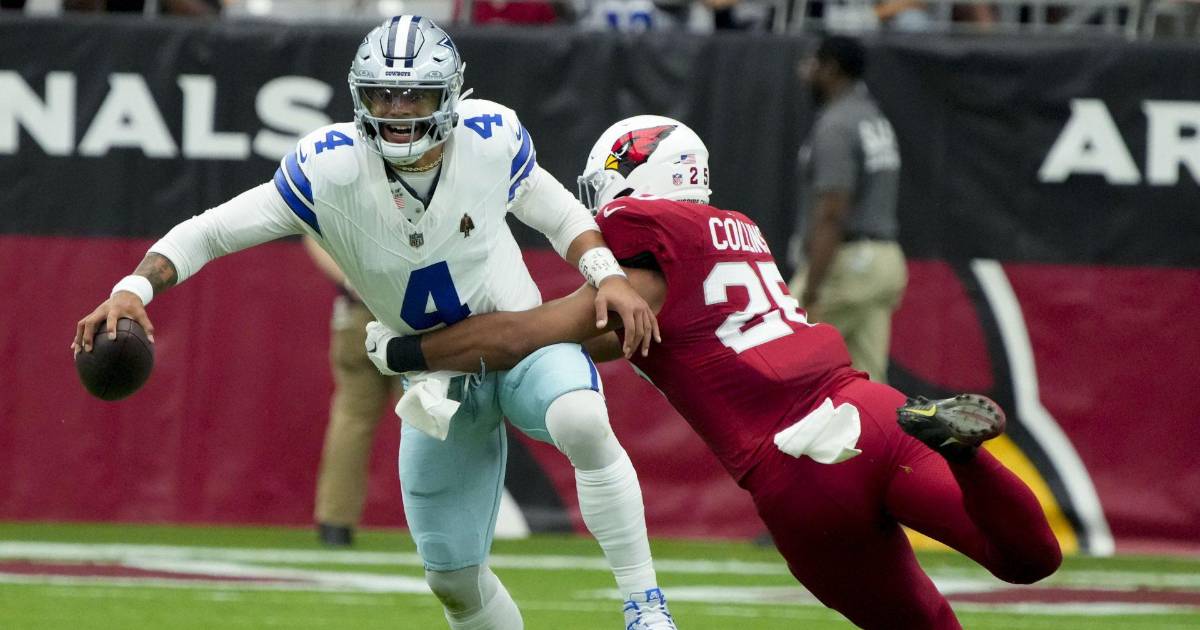 Vaqueros vs Cardenales: Dallas favorito por 3 puntos en casa