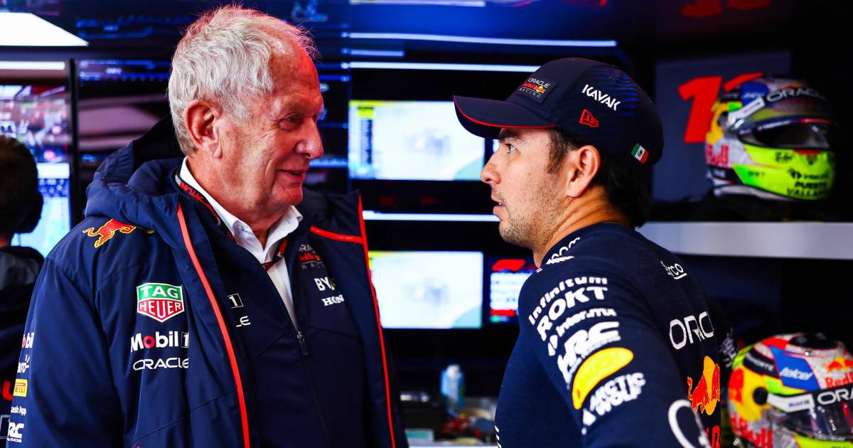 Nuevo ataque de Helmut Marko: dice que Checo Pérez no tiene la agresividad para ser campeón de F1