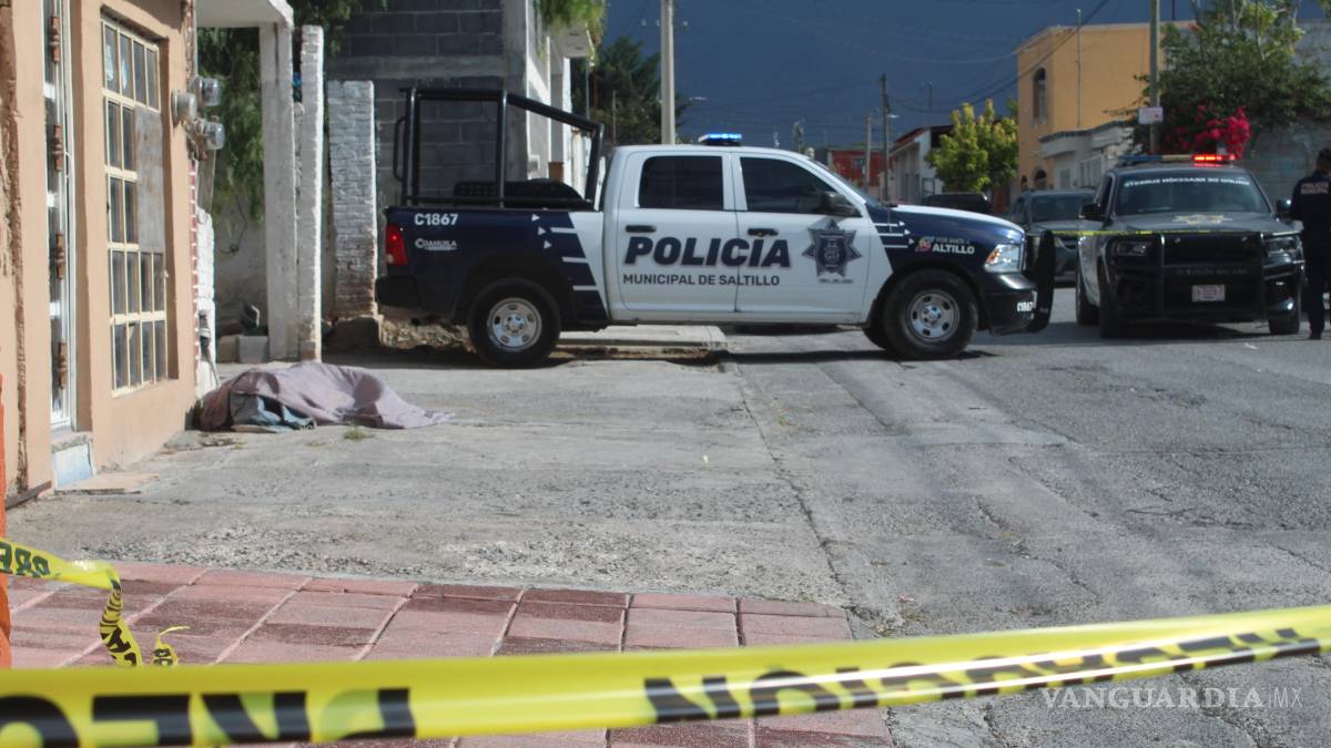 Muere hombre en calle de la colonia San Ángel, en Saltillo