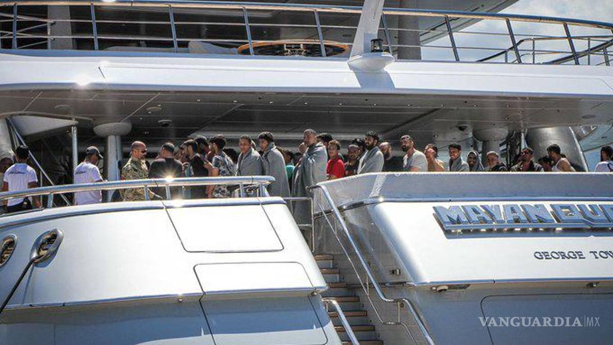 Mayan Queen IV, el yate de millonaria familia mexicana, rescató a 100 migrantes de naufragio