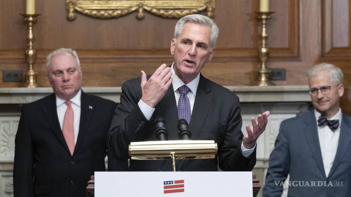$!El presidente de la Cámara de Representantes, Kevin McCarthy, fue uno de los principales negociadores del lado republicano con el presidente Biden.