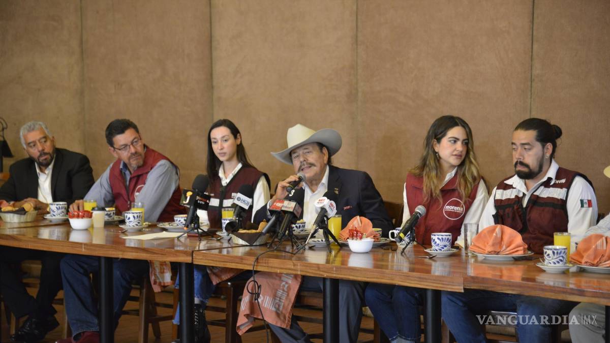 $!Guadiana Tijerina ofreció una rueda de prensa donde aseveró que el Partido del Trabajo únicamente está peleando por obtener los puntos requeridos para conservar el registro.