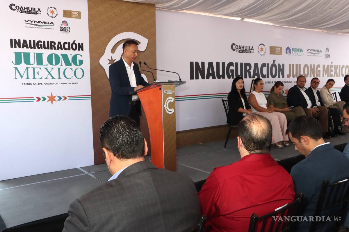 Inauguran planta de Julong; generará alrededor de 204 empleos en la entidad