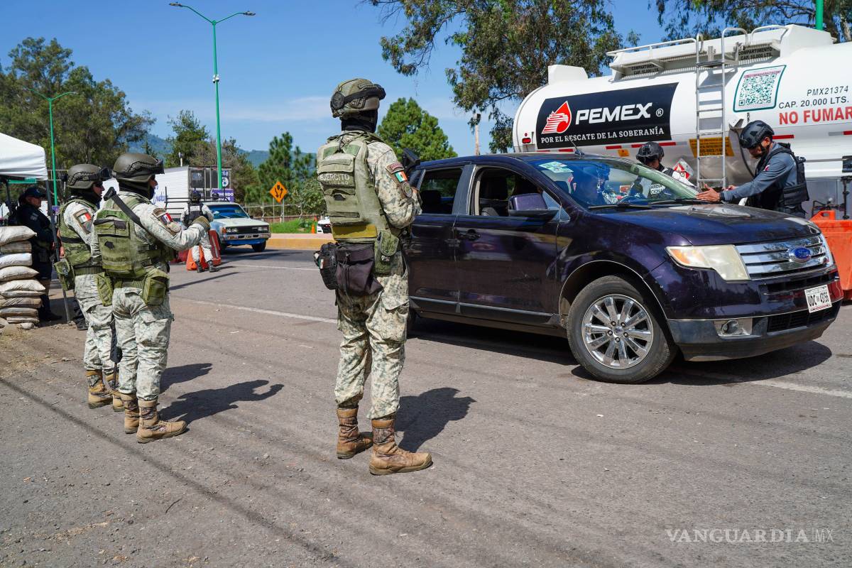 Refuerzan GN y Ejército presencia en Michoacán