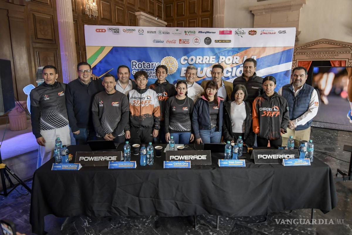 $!Corredores y familias participarán en la carrera Corre por la Educación 2026, una iniciativa que combina deporte, valores y apoyo a la educación, con premiación, actividades infantiles y la organización conjunta del Rotary Club del Valle de Arizpe y ChronoSport.