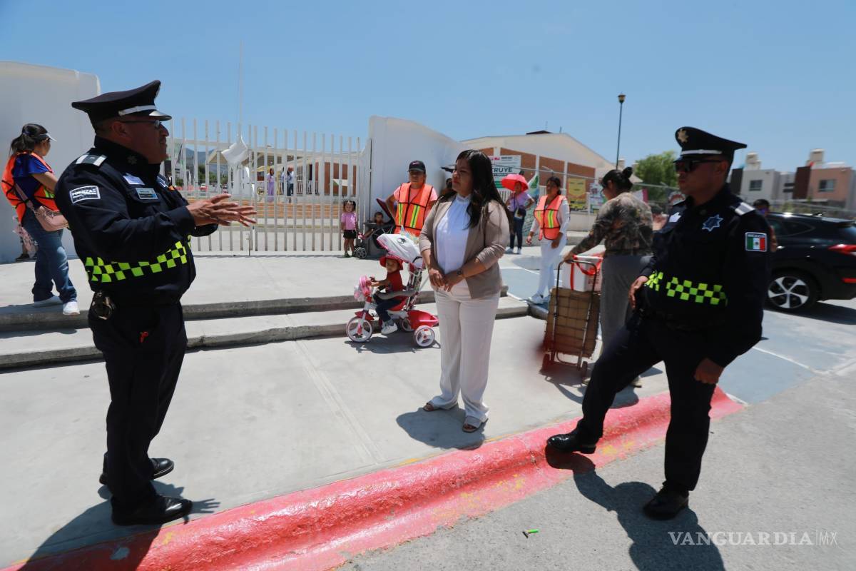 Participarán mil 230 policías en el operativo de regreso a clases el próximo lunes, en Saltillo